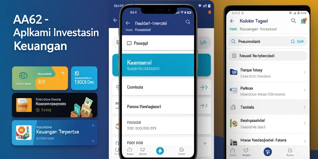 Antarmuka aplikasi AA62 yang menawan dan mudah digunakan untuk investasi.