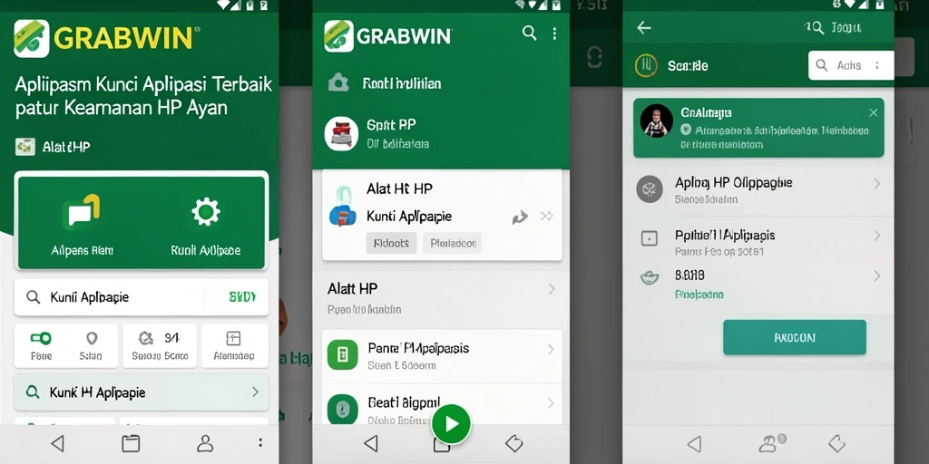 Tampilan antarmuka GRABWIN yang sederhana dan ramah pengguna.