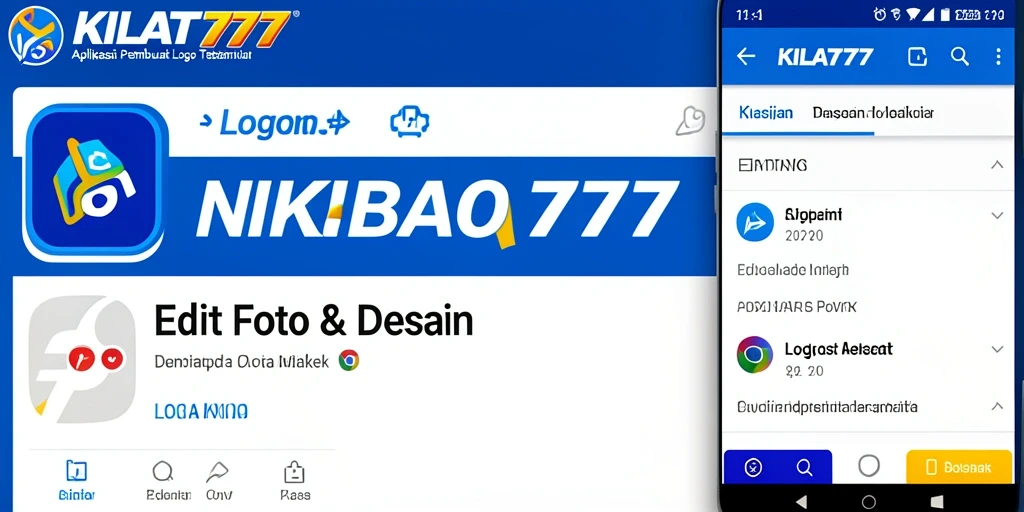 Tampilan utama KILAT777 yang intuitif dan modern untuk membuat logo.
