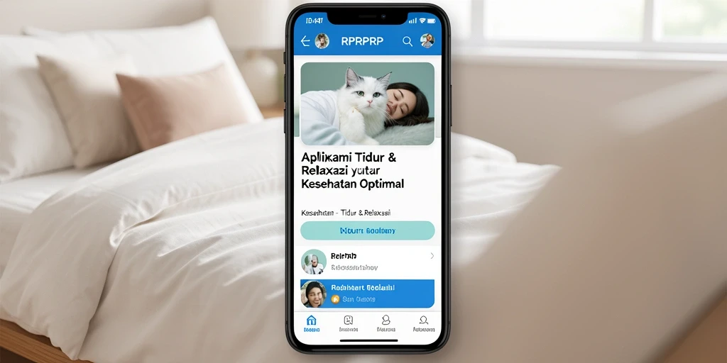Tampilan antarmuka RPRPRP yang intuitif dan menenangkan.