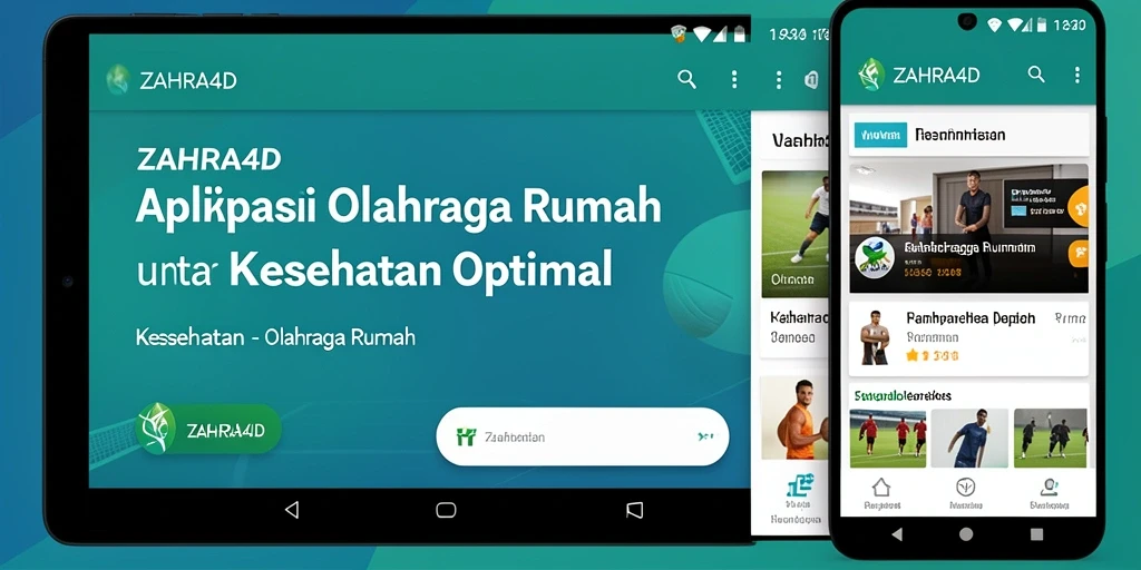 Antarmuka pengguna ZAHRA4D dengan pilihan latihan yang beragam.